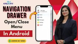 21. How to Create Navigation Drawer in Android Studio | Add Menu & Open Close | Android Tutorial