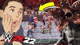 WWE 2K22 FIRST BLOOD ELIMINATION Stranger Things Characters