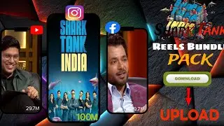 🔥 Shark Tank Reels Bundle Pack 2025 | Free Download | Business & Startup Reels 🦈