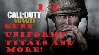 cod ww2 all guns, uniforms, camo's, charms, titals, emblems, helmets and more! 1/2
