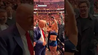 🇺🇸 President Trump & 🥊 Champ Kayla Harrison at UFC 316 in Newark, New Jersey