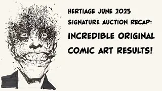 Heritage June 2025 Signature Auction Recap - Incredible Original Art Results Jock Frazetta McFarlane