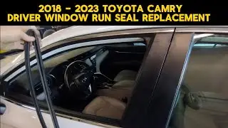 Руководство по замене уплотнителя водительского окна TOYOTA CAMRY 2018–2023 гг.