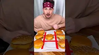 How to win BURGER tic-tac-toe against your sibling?😅❤️🍔| CHEFKOUDY