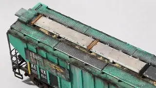 Modeling Realistic Grain Spillage On HO Scale Covered Hoppers!  DCT HOW TO's!