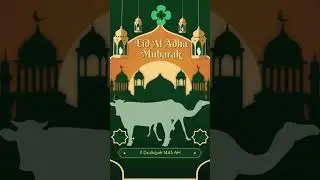Eid Mubarak | Dhuʻl-Hijjah 11, 1445 AH #eidmubarak #1445Ah #Eid #Mubrak