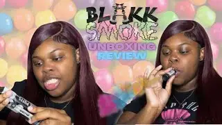BLAKK SMOKE HOOKAH PEN UNBOXING REVIEW | SKITTLES | NICOTINE & TOBACCO FREE