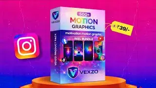 500+ Glowing Motion Graphic Reel Bundle