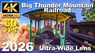 Big Thunder Mountain Railroad [4K/60fps] - Disneyland Park (Anaheim, California)