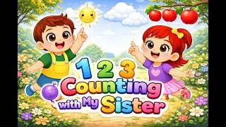 Counting With My Sister | Numbers Song 1&ndash;20 | Animated Song | Kids Learning