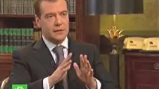 Medvedev on Democracy with Mitkova, NTV Russia