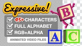 45+ Alphabet Blocks Animations