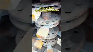 Vertical shaft crusher, efficient in crushing limestone and granite! #One-click start #crusher