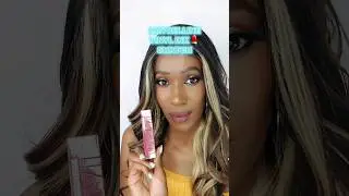 MAYBELLINE VINYL INK💄 SWATCH ON DARK💅🏾 SKIN#makeup #shortsfeed #short #makeuptutorial