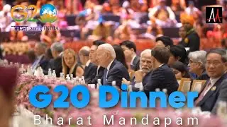 G20 gala Dinner ; hosted by President Draupadi Murmu at Bharat Mandapam