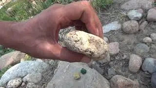 Зелёный гидрогроссуляр  Золото и медь  Green hydrogrossular  Gold and copper 2