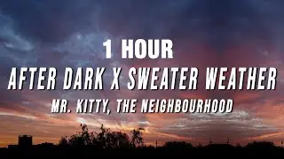 [1 HOUR] Mr. Kitty, The Neighbourhood - After Dark X Sweater Weather (TikTok Mashup) [Lyrics]