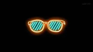 Sunglasses Neon Overlay Effect | Black Screen overlay | Neon Effect