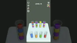Sort it 3D Game Level 19 #sortit3d  #puzzle