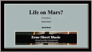 Life on Mars by David Bowie - arranged for String Quartet by Zene Strings