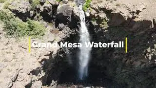 4K Grand Mesa Waterfall drone July 2021