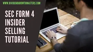 SEC Form 4  Insider Selling Tutorial (SEC Edgar Search)