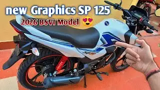 New Honda SP 125 New Graphics 2026 Bs6 Model & Stylish Design | New Sp 125 Bs6 2026