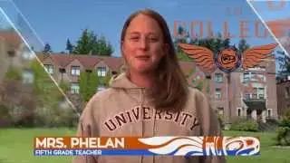 College Bound: Mrs. Phelan & University of Puget Sound