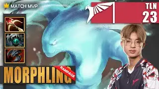[RAMPAGE] Morphling Safelane | TLN.23 | 7.34 NEW MORPHLING BACK TO DOTA 1😮| 7.34 Gameplay Highlight