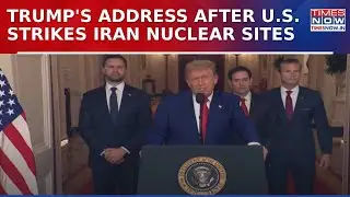 Trump's Address After US Strikes Iran's Nuclear Sites: Watch 'Peace Or Tragedy' Warning| World News