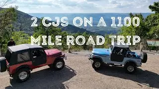 Vintage Jeep Adventure: Two CJ7s Hit the Road to the Ultimate Swap Meet & Show!
