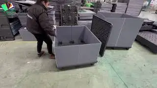 Custom Durable Plastic Gaylord Containers