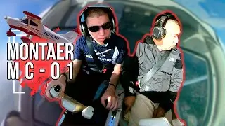 Voando de Montaer MC-01 - LSA - AERONAVE LEVE ESPORTIVA