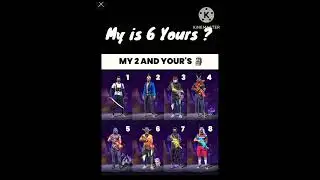 My is 6 yours 😏😈 #beats #freefire #dj #gaming #ffprolife