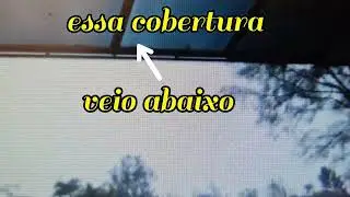 @TEMPESTADE DE GRANIZO, ASSUSTADOR.