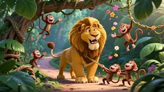 Leo Lion&rsquo;s Jungle Roar 🎵 | Fun Animal Adventure Song for Kids | Nursery Rhymes & Kids Songs