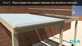 How to install polycarbonate roofing sheets
