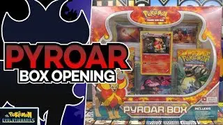 Opening a Pyroar Box of Pokemon Cards!