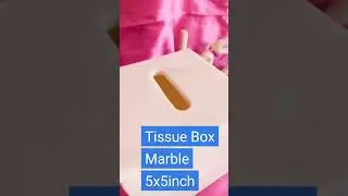 Marble Tissue Box , Living Room Furnishings Home office Decor Gift Product Trendy Addition