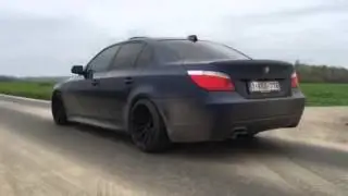 Bmw E60 535d exhaust sound