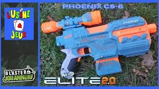 [REVUE] NERF ELITE 2.0 PHOENIX CS-6, Avec l'Usine à Jeux :) En Français fr.