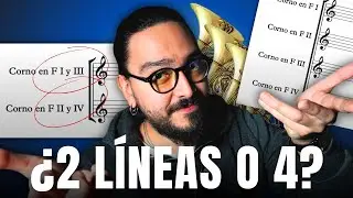 Disposición de los CORNOS en la Orquesta📯: ¿I-III y II-IV? o ¿I,II,III y IV? Aquí mi VISIÓN