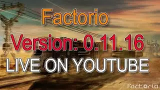 Kane Hart's Factorio Fresh Start Live on Youtube