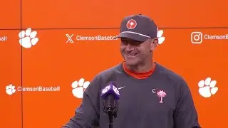WATCH: Clemson baseball's Erik Bakich best soundbites from press conference ahead of exhibition g...