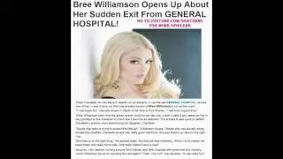 GH CLAUDETTE EXIT INTERVIEW Bree Williamson General Hospital Valentin Preview Promo 11-3-16 11-4-16