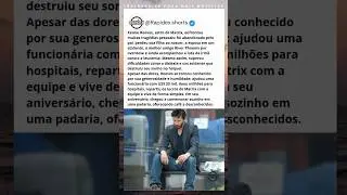 A TRISTE HIST&Oacute;RIA de Keanu Reeves (e sua generosidade incr&iacute;vel) #shorts #youtubeshorts #curiosidades