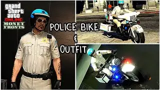 Western Police Bike & Outfit - GTA5 Money Fronts DLC - Customize & review
