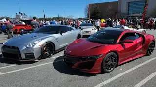 Coffee and octane in Georgia 2023! Exotic car meet! 2023 Ducati panigale v4 and many more motorcycle