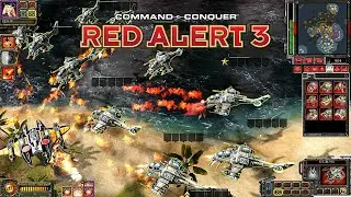 Red Alert 3 Cat Ball Tech MOD Soviet in 2v2v2 | Another New MOD
