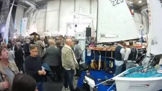 Galanacht Boot und Fun Berlin 2014 Messstand der OK-Klassenvereinigung